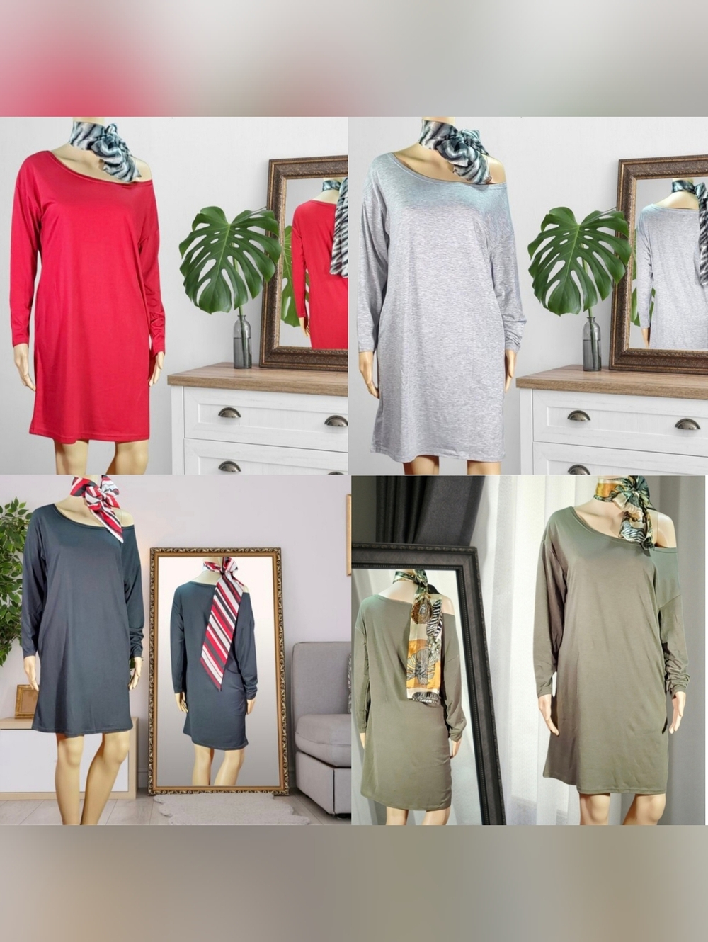 Bundle - Casual Cool Off-Shoulder Dress
